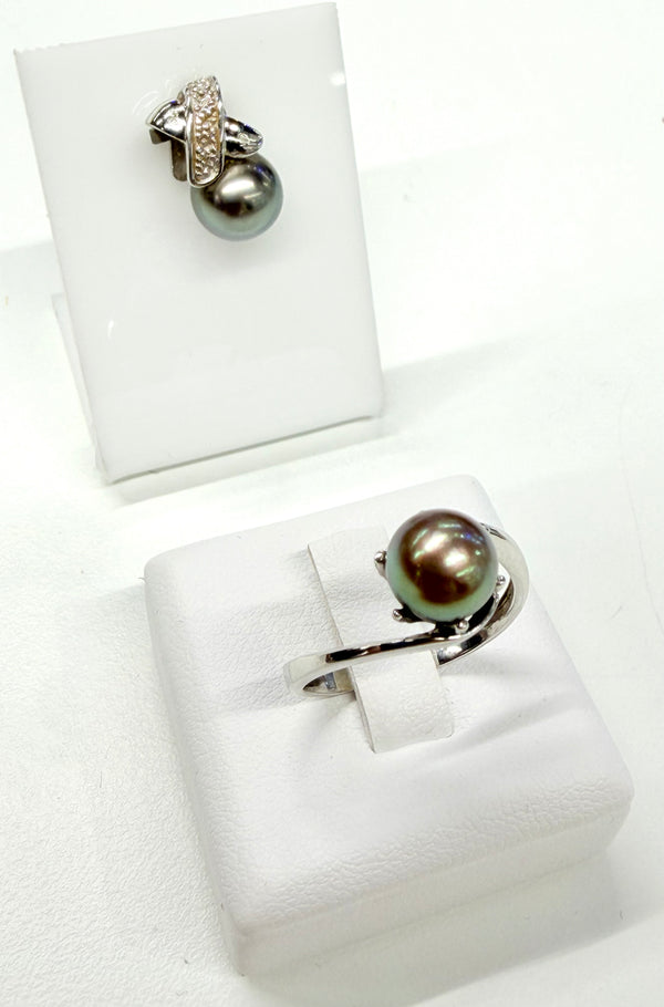 Parure en Or Blanc 18 K - 4.47 G