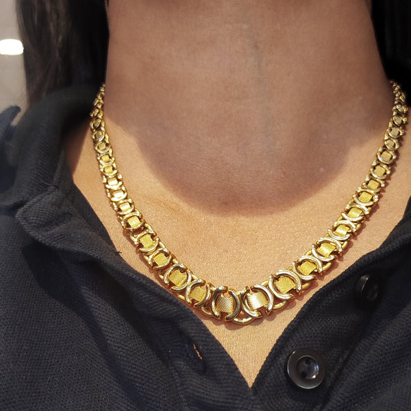 Collier Princesse en Or Jaune 18K 23.67 Grs