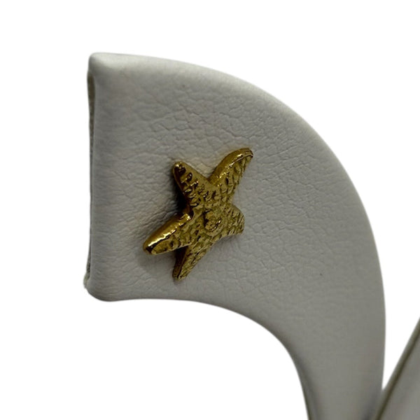 Boucles d'oreilles étoile en Or jaune 18K - 0.97g