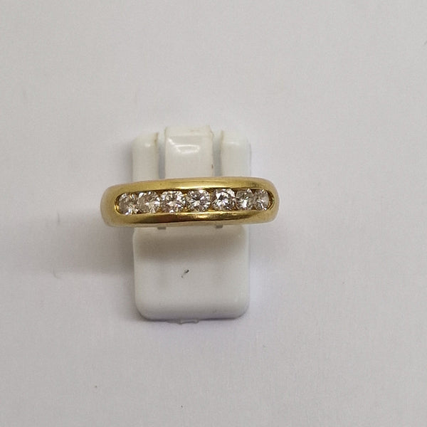 Bague Demi Tour en or jaune 18K Taille-54