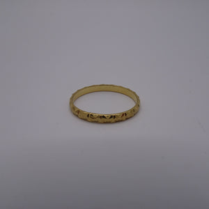 Bague Alliance Or Jaune 18K - Taille 51