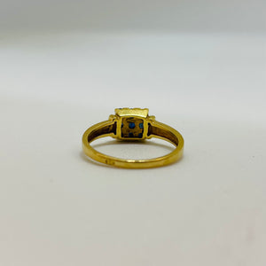 Bague en Or Jaune 18K Taille-52.5