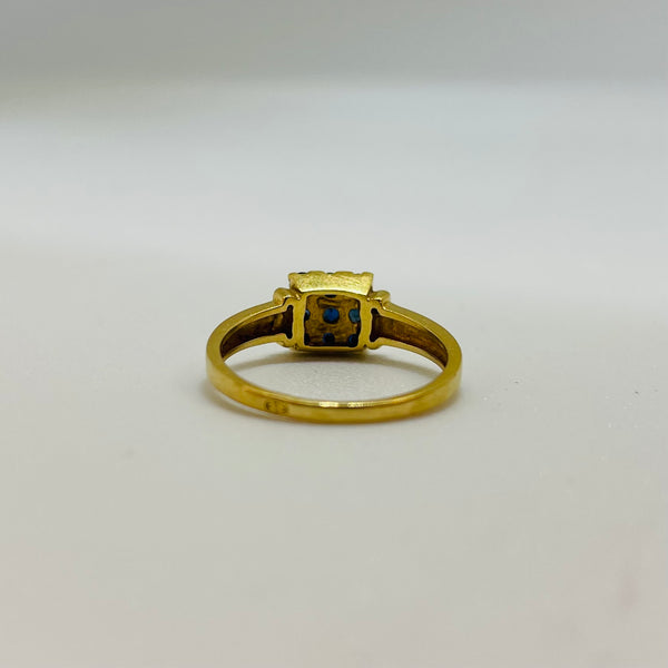 Bague en Or Jaune 18K Taille-52.5
