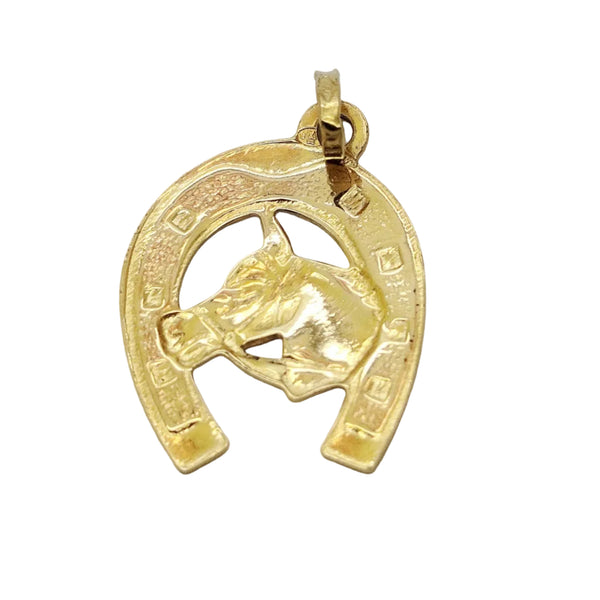 Pendentif Cheval Or Jaune 18 Carats