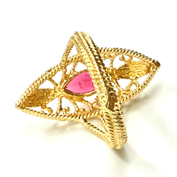 Bague Marquise Or Jaune 18 K -  4.31 G