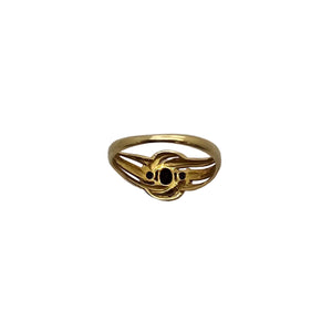 Bagues Or Jaune Trilogie 18K - 2.59Grs - T57