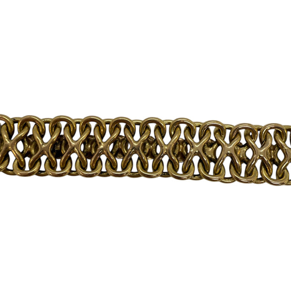 Bracelet Gourmette en Or Jaune 18 Carats - 19.5 Cm