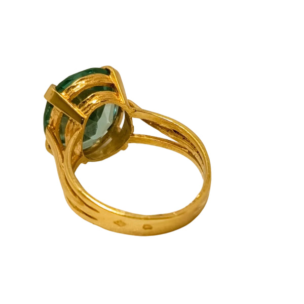 Bague en Or Jaune 18K - Taille 53 - 5.12G