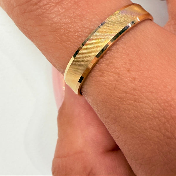 Bague Alliance Or Jaune 18k - Taille 59