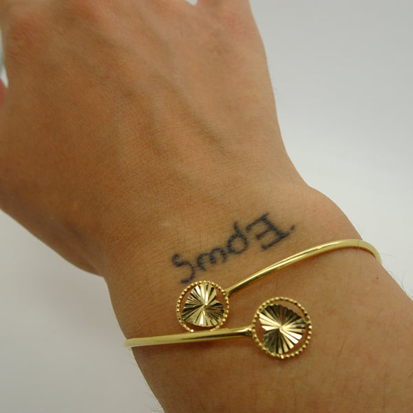 Bracelet Jonc en Or Jaune 18K 4.01 Grs
