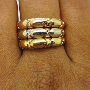 Bague en Or jaune, Or Rose, Or Blanc 18 carats