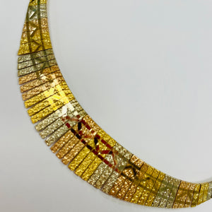 Collier Princesse Miroir 3 Ors 18K - 28.18G