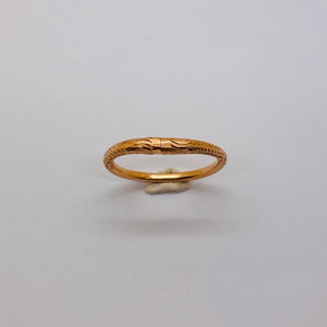 Bague jonc en or jaune 18 carats, Taille -52