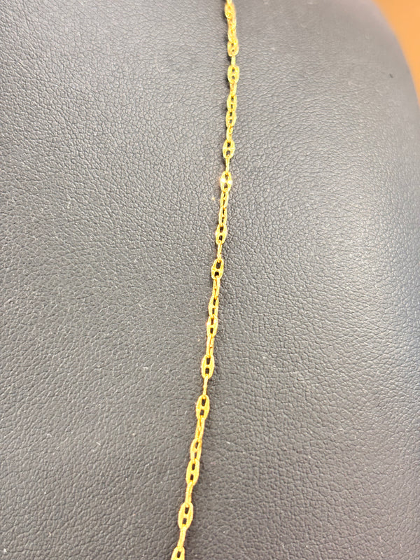 Collier Sautoir en Or Jaune 18K 2.60 Grs