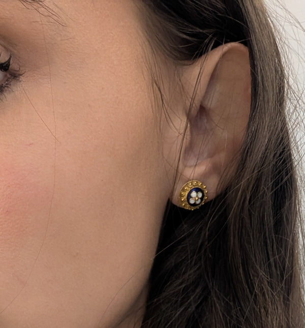 Boucles d'oreilles en or jaune 20K 2.47 Grs
