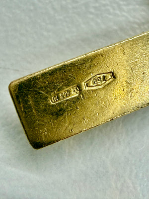 Pendentif Croix en Or Jaune 18 K - 2,68 G