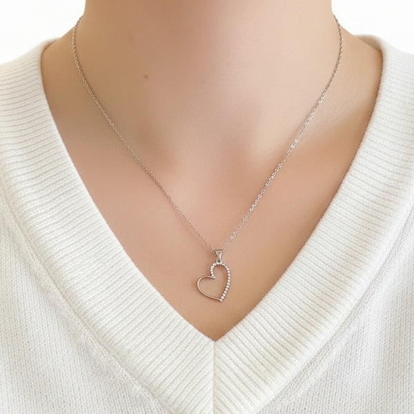 Collier Princesse en Or Blanc 18 Carats