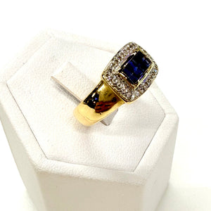 Bague en Or Jaune 18K - Taille 54