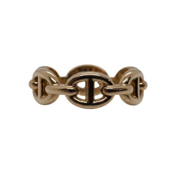 Bague Hermès en Or Rose 18K - Taille 50 - 3.96G
