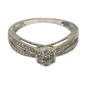 Solitaire Diamant Blanc 18 Carats avec Certificat