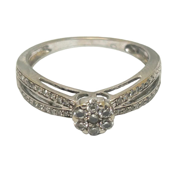 Solitaire Diamant Blanc 18 Carats avec Certificat