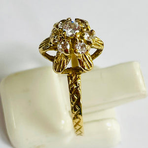 Bague Chou en Or Jaune 18K 6 - Taille 56 - 2.68G