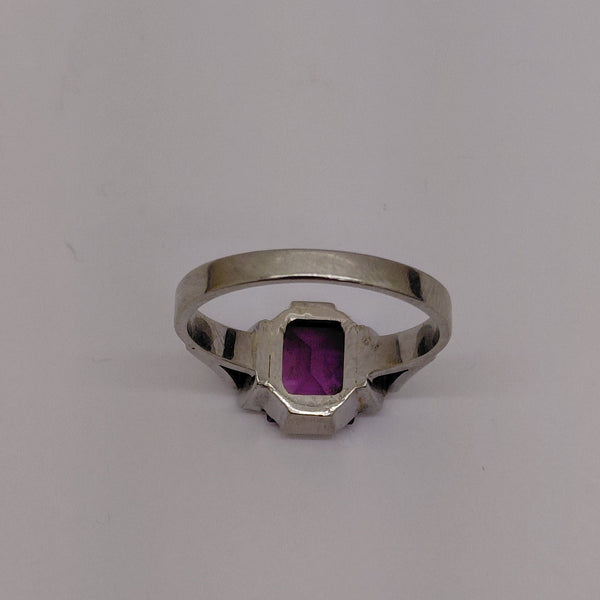 Bague en Or Gris 18K Taille-56