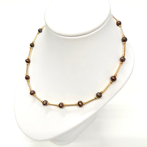 Collier Ras du Cou Or Jaune 18k Poids-6.63 Grs