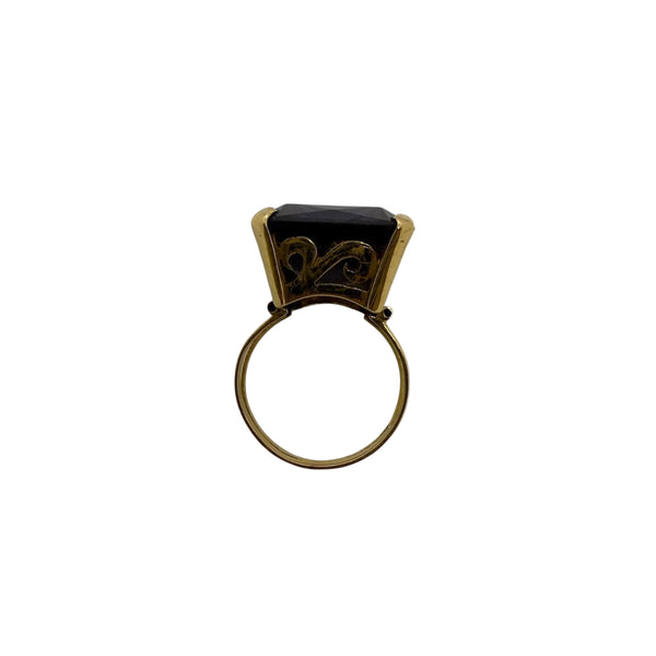 Bague en or jaune 18K - 11.96 Grs - Taille 55
