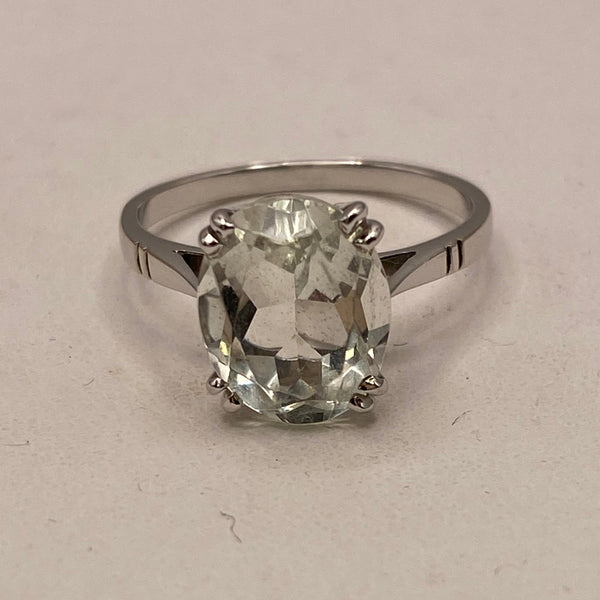 Bague en Or Blanc 18 Carats - Taille 55