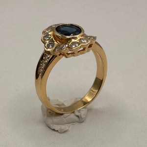 Bague en Or Jaune 18K Taille-54
