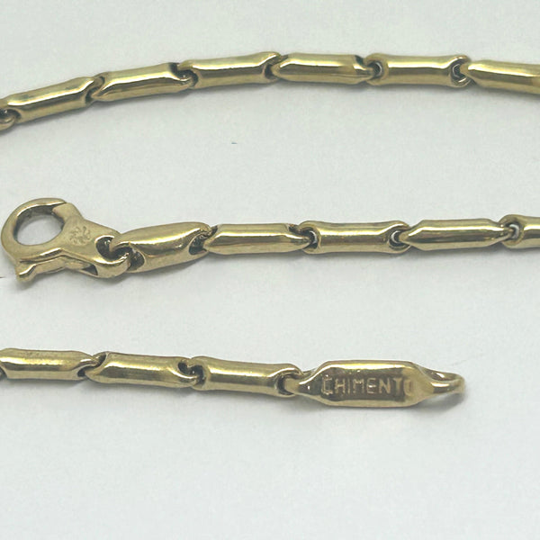 Bracelet maille fantaisie en or jaune 18 K