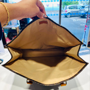Sac Tote Louis Vuitton Monogram en Cuir Naturel