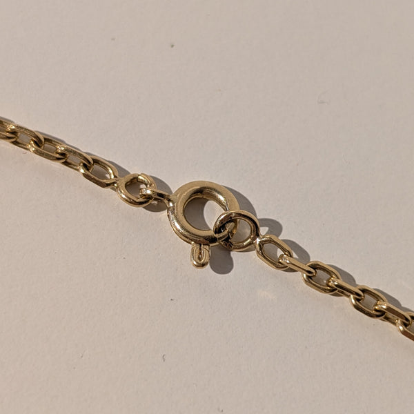 Collier Princesse Or Jaune 18K Lg 50cm