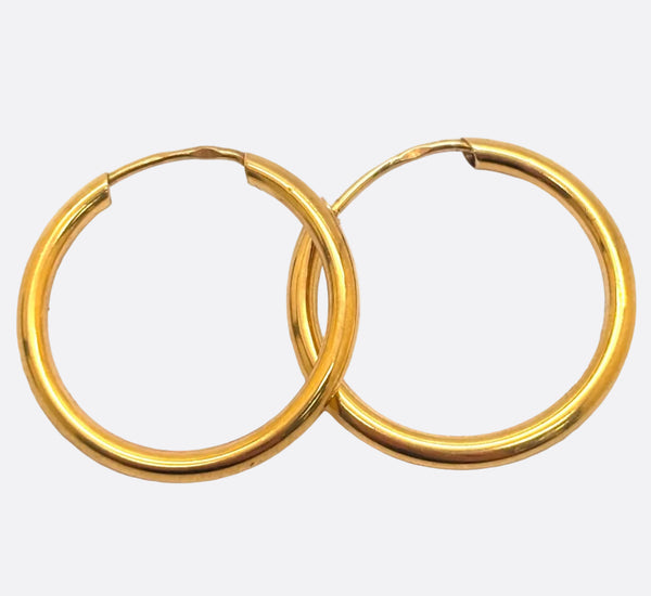 Boucles d'oreilles en Or jaune 18K - 1.18g