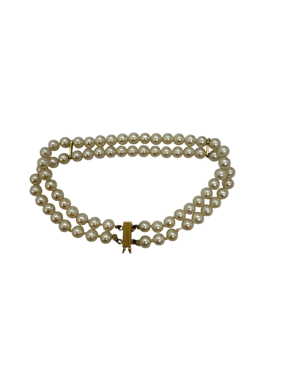 Bracelet perles en Or Jaune 18K 13.06 Grs