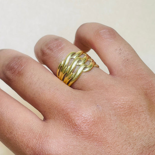 Jonc Or Jaune 18K - Taille 52