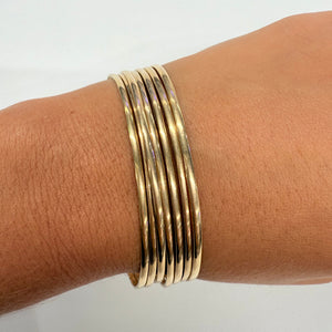 Bracelet Semainier en Or Jaune 18k - 35.05 Grs