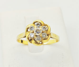 Bague en Or Jaune 18 K - Taille 51 - 2.69 G