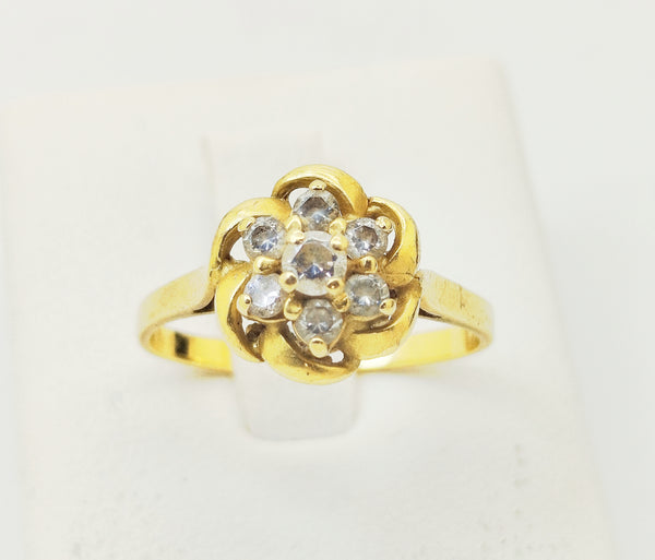 Bague en Or Jaune 18 K - Taille 51 - 2.69 G
