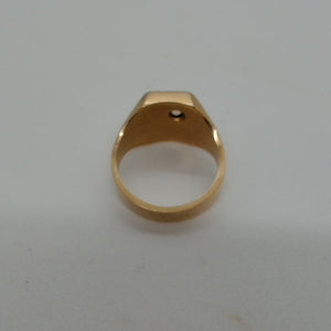 Bague en Or Jaune 18K - Taille 59