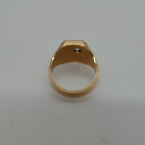 Bague en Or Jaune 18K - Taille 59