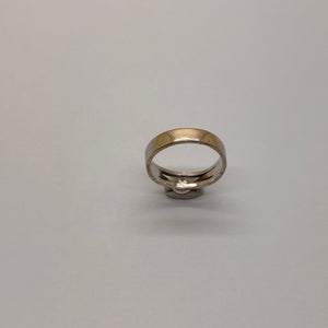Solitaire en or blanc 18K Taille-48