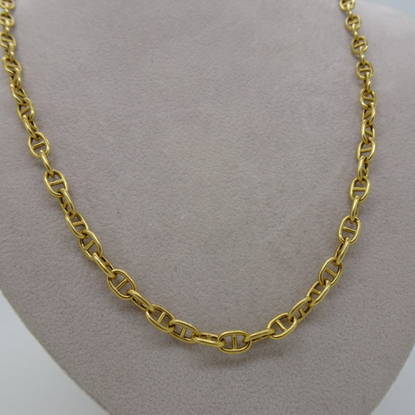 Collier Matinée en Or Jaune 18 K Maille Marine - 13.63 Grs