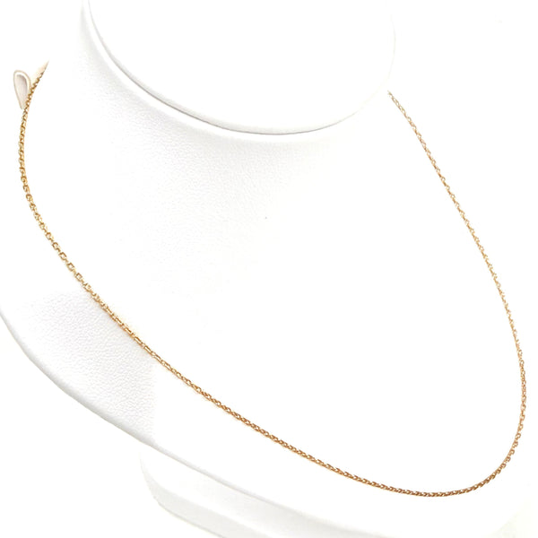 Collier longue chaîne en Or 18K - 3.02g