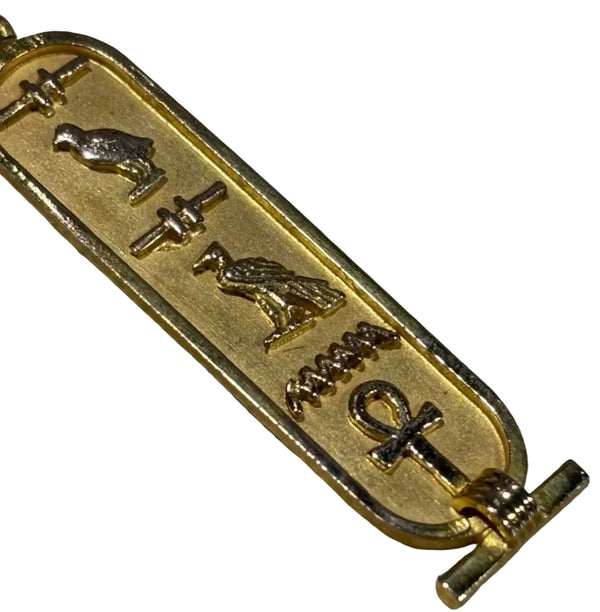 Pendentif Egyptien Or Jaune Symboles 18k - 3.44 G