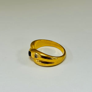 Bagues en or jaune 18K Taille-53