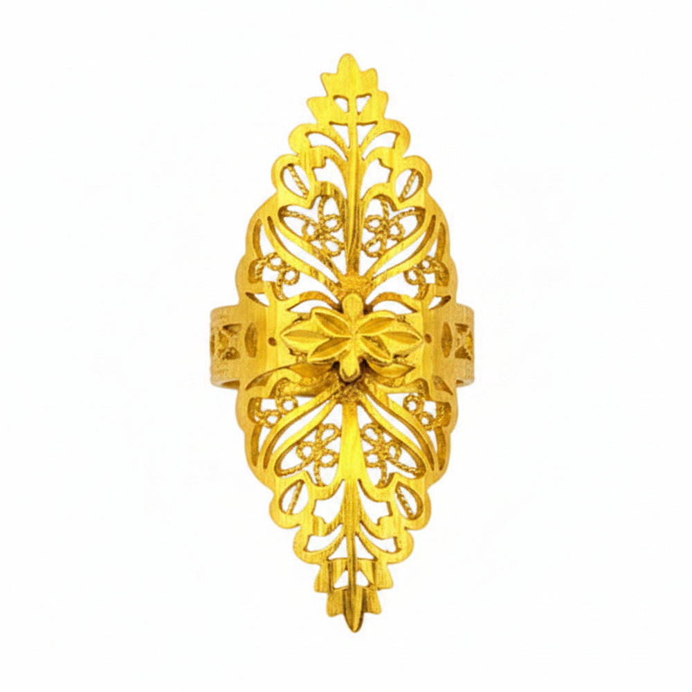 Bague ancienne en or jaune 18K -  6.13Grs - T60