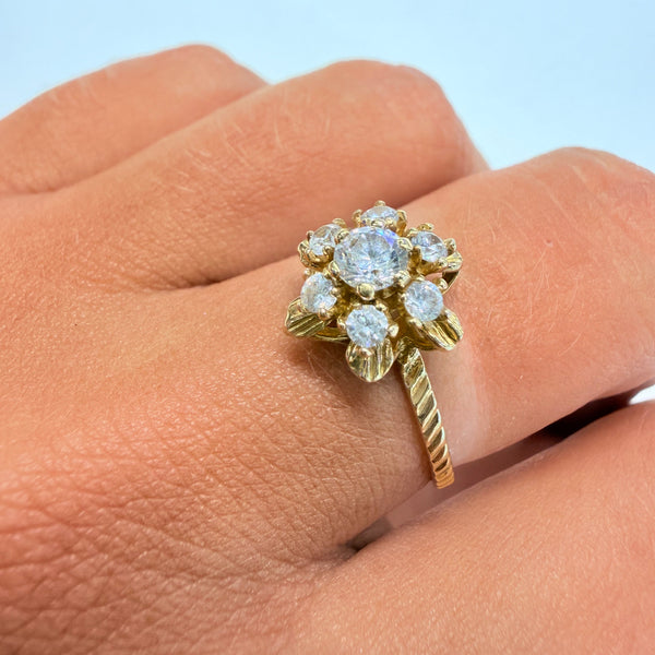 Bague Chou en Or Jaune 18K - Taille 56