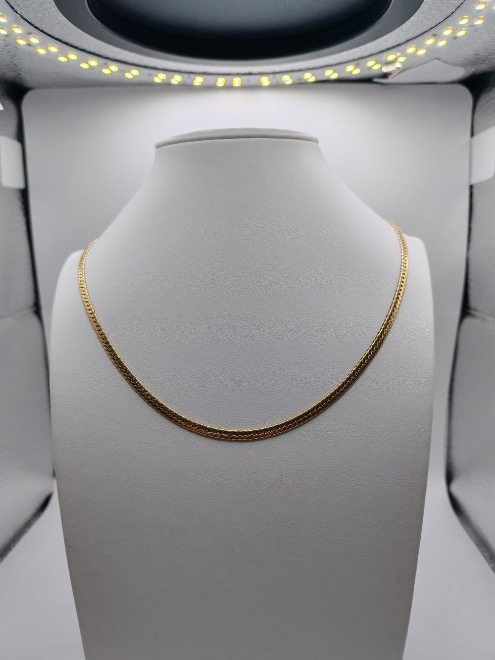 Collier Ras du Cou en Or 18K 40cm